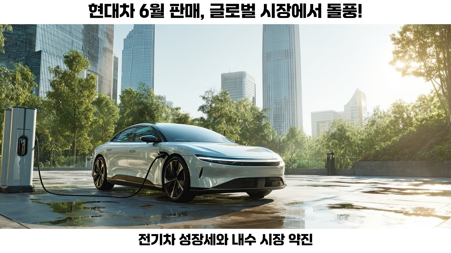 현대차 6월 글로벌 판매량 현황 및 트렌드