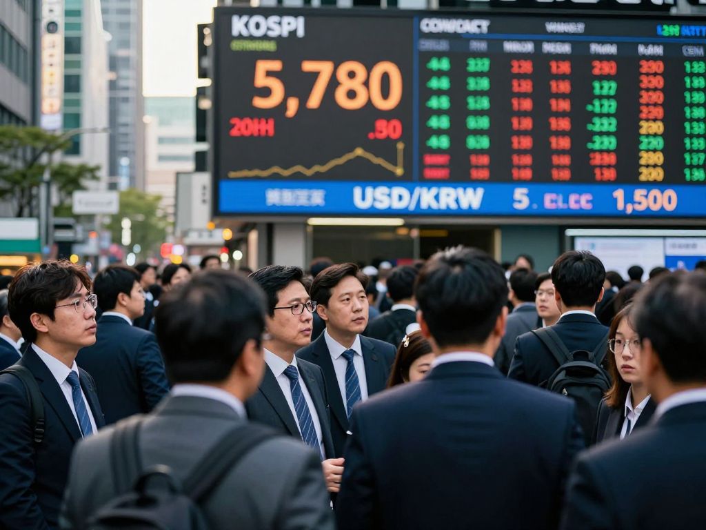 코스피 5,780선에서 마감…원·달러 환율 1,500원대 도달한 이유