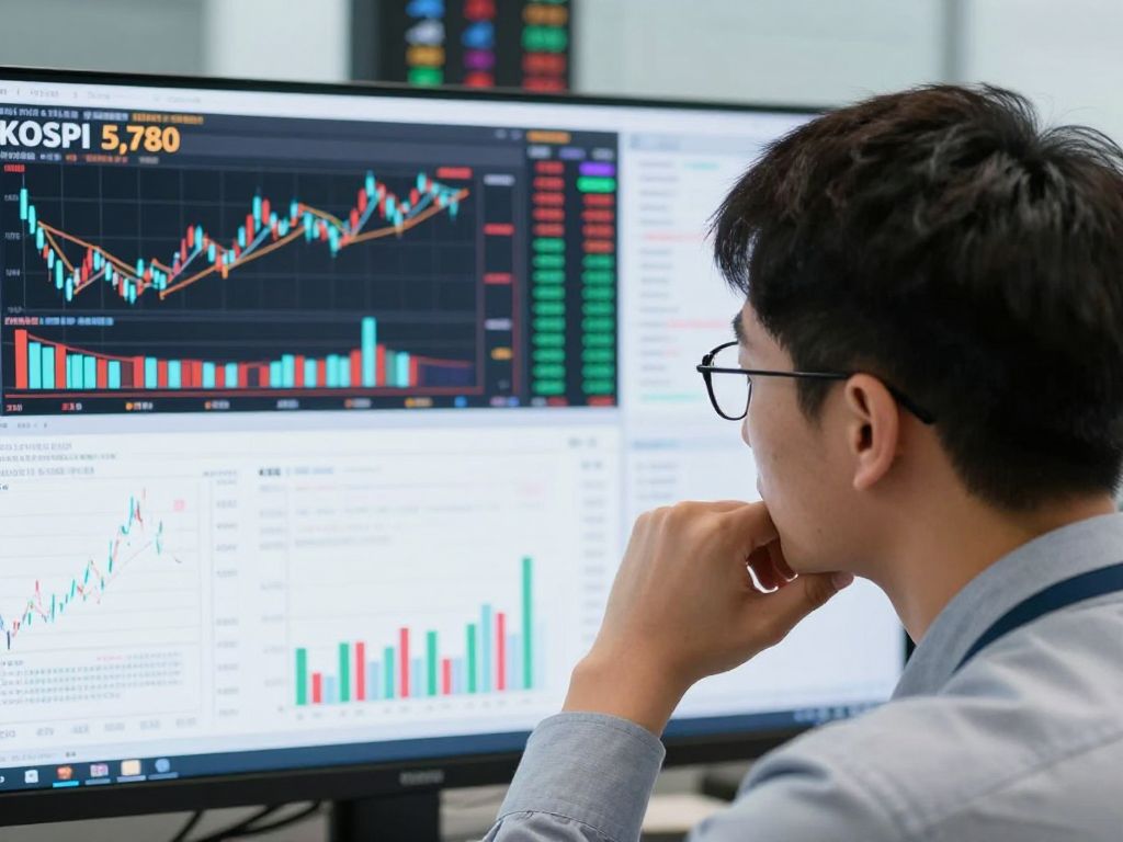 코스피 5,780선 강보합 마감: 환율과 시장 전망 분석