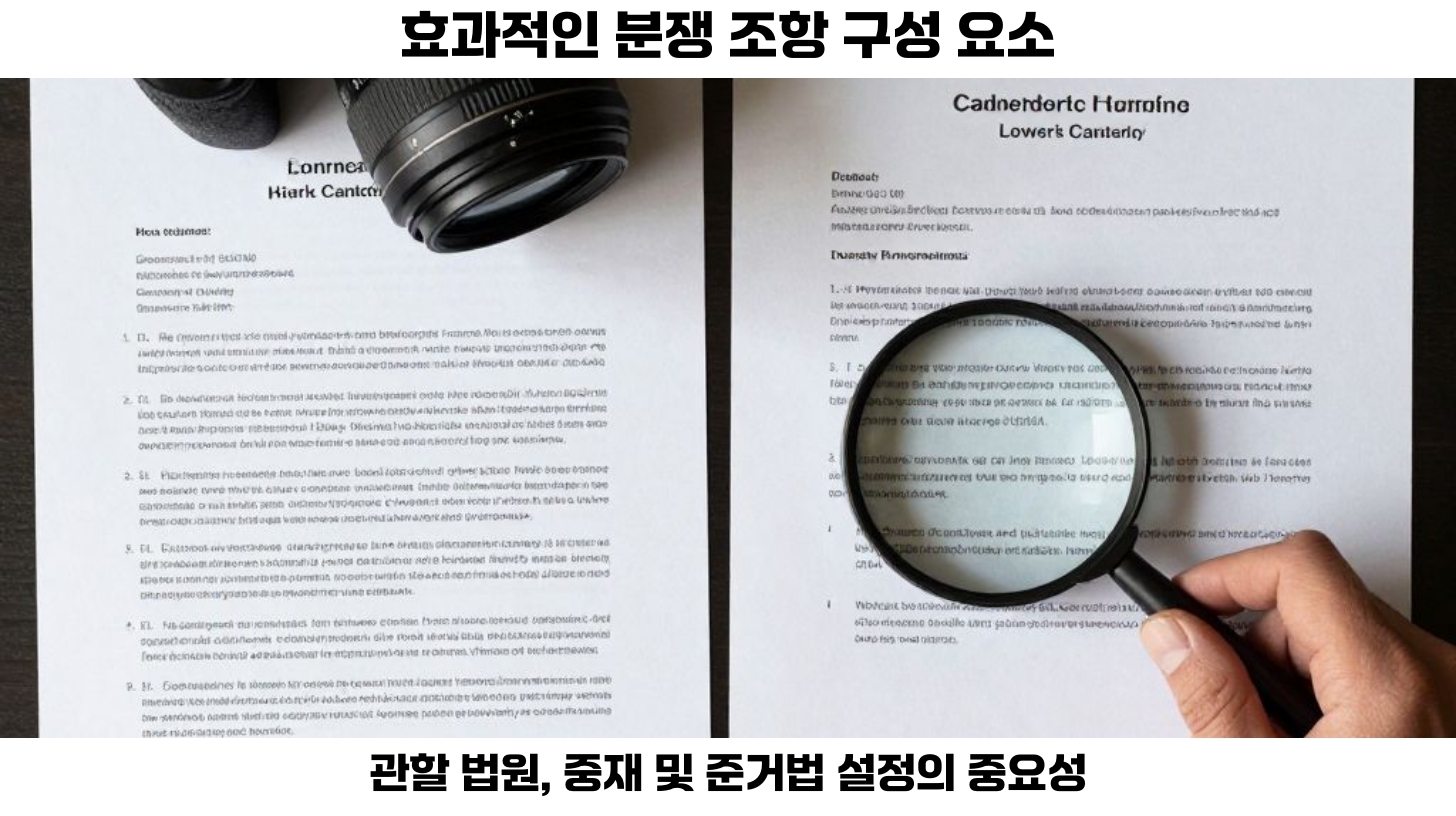 계약서의 분쟁 조항: 왜 필요할까?
