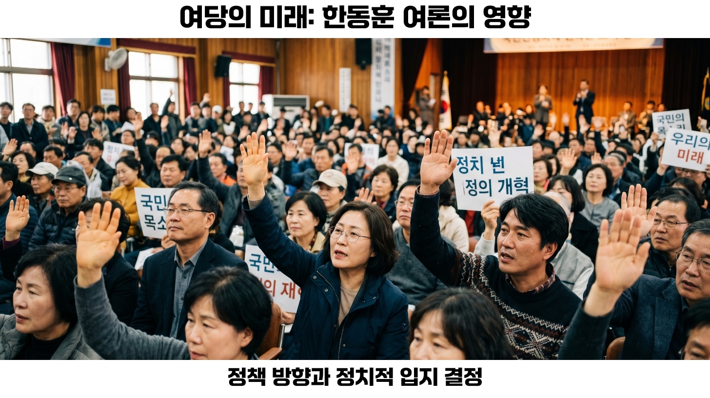 한동훈 제명 여론, 정치적 갈등의 중심에서 국힘 내부 분열이 가져올 여파