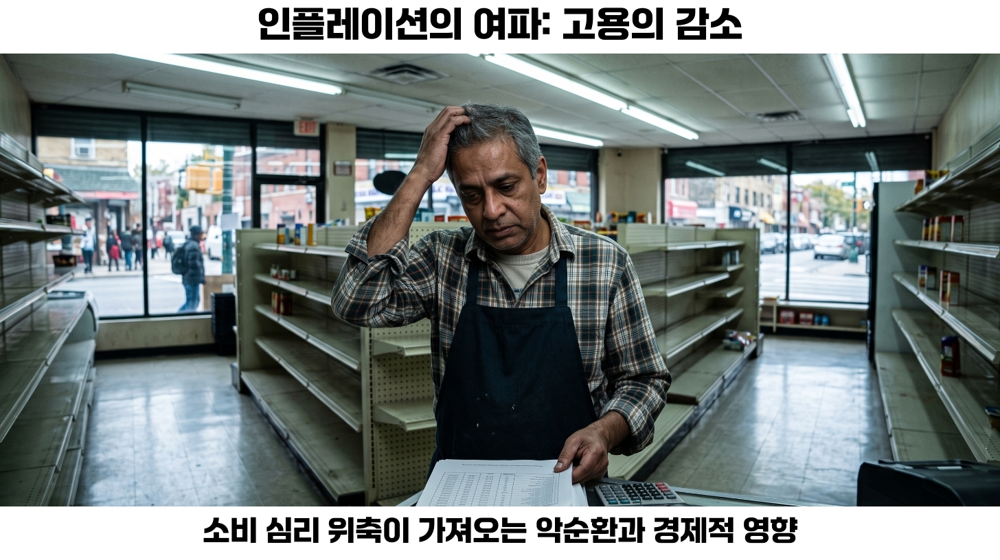 미국 고용 감소가 가져올 경제 성장의 함정과 인플레이션의 여파