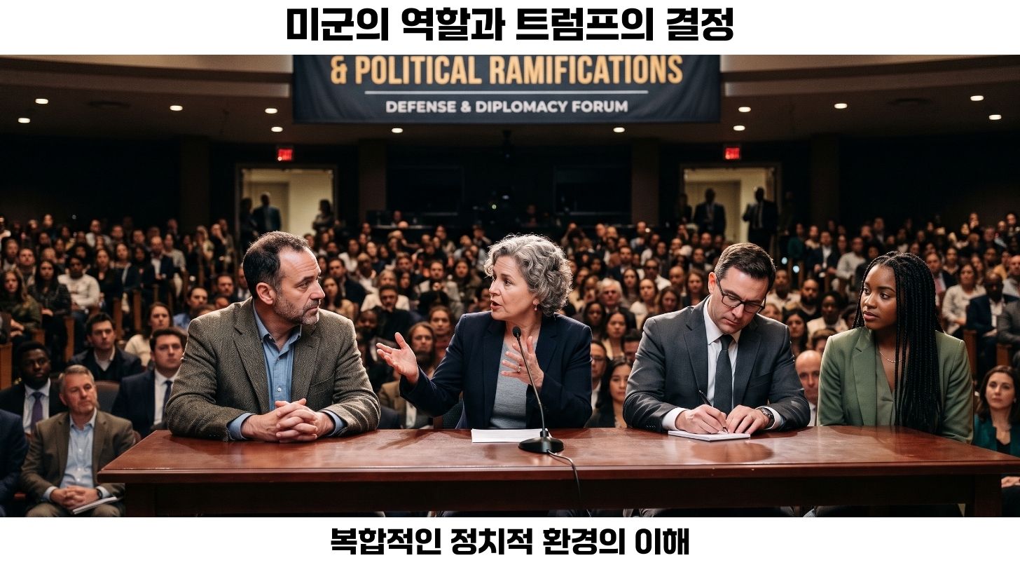 트럼프와 미군의 비밀: 탄약 폭로가 가져올 정치적 파장